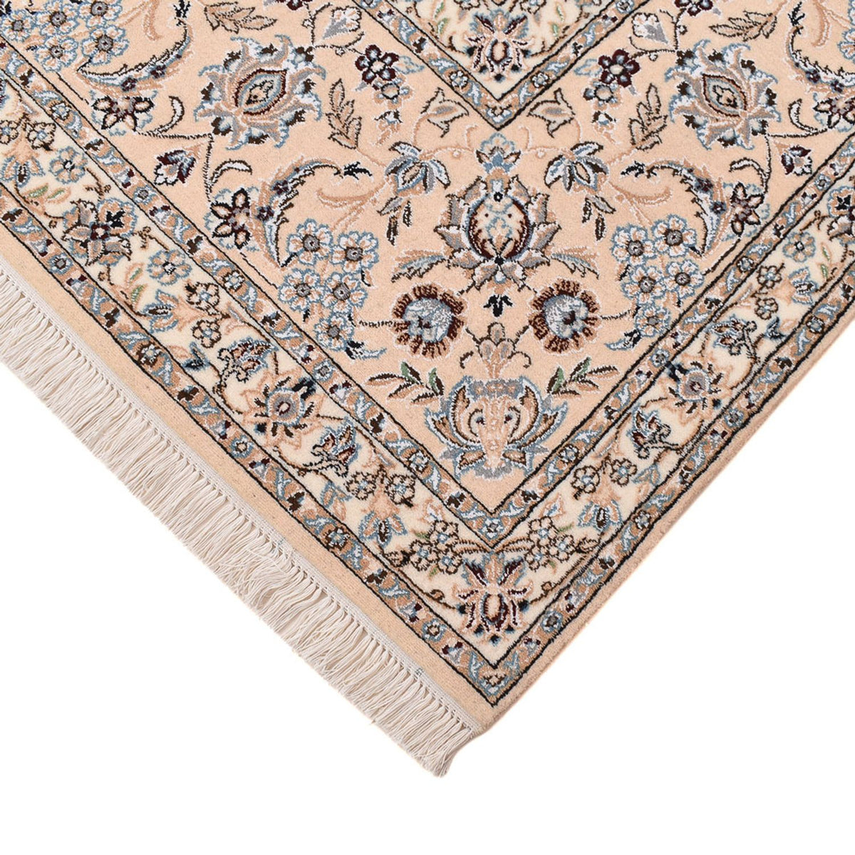Perserteppich - Nain - Royal quadratisch - 308 x 303 cm - weiß