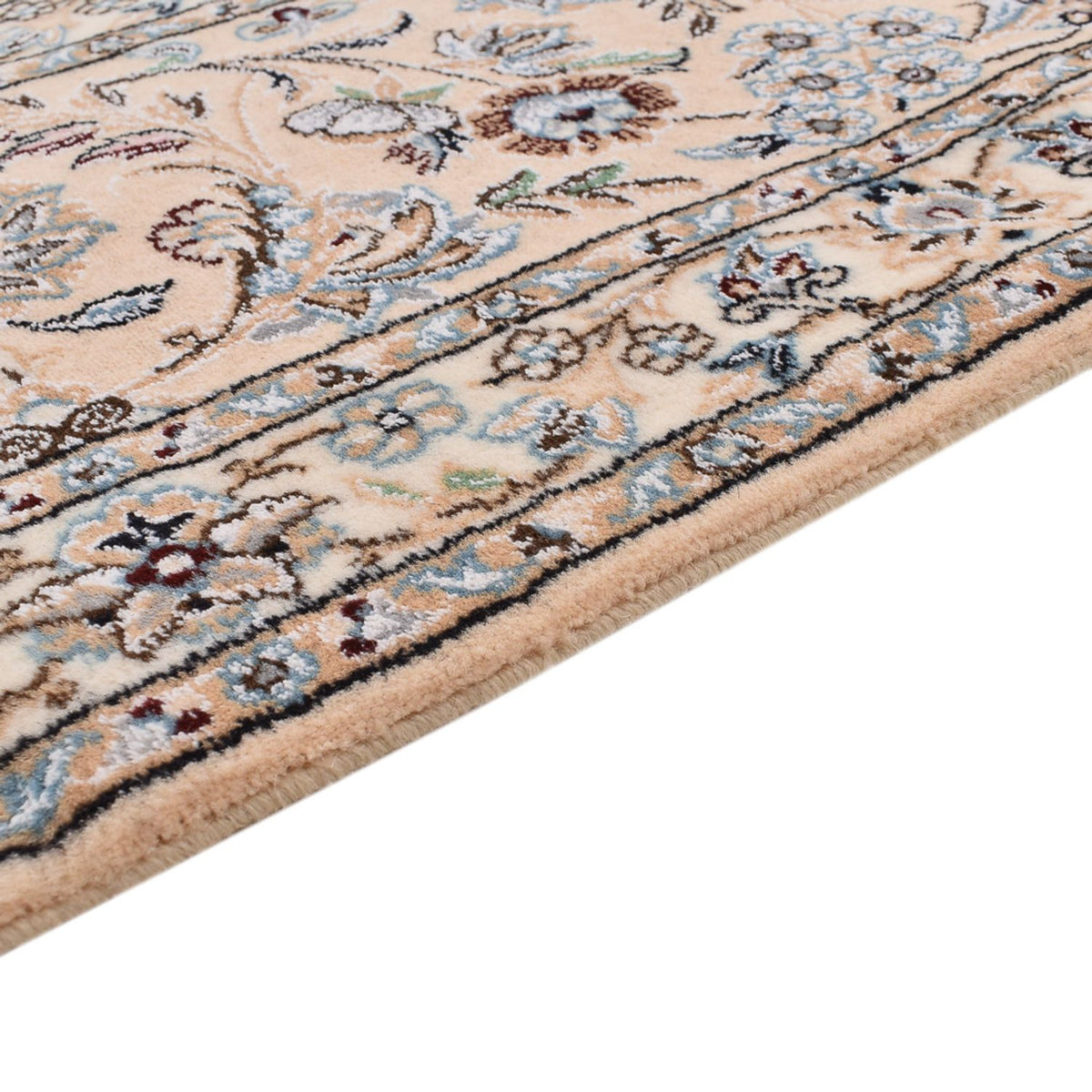 Perserteppich - Nain - Royal quadratisch - 308 x 303 cm - weiß