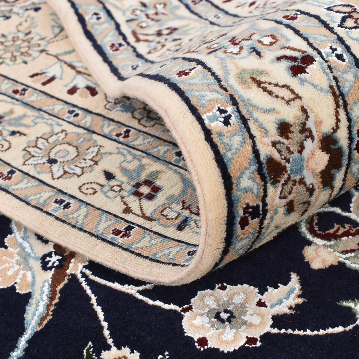 Perserteppich - Nain - Premium - 297 x 209 cm - dunkelblau