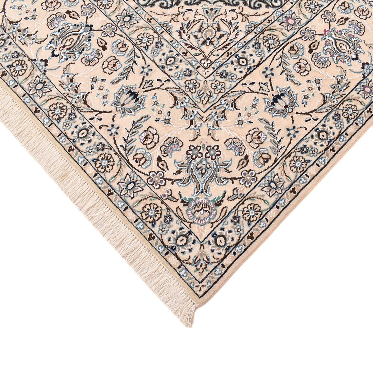 Perserteppich - Nain - Royal - 303 x 250 cm - dunkelblau
