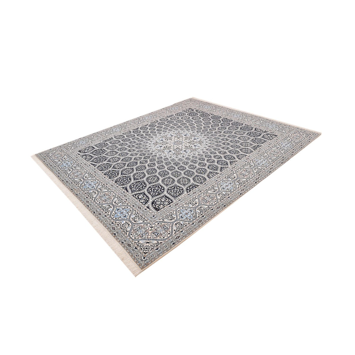Perserteppich - Nain - Premium - 307 x 262 cm - dunkelgrau