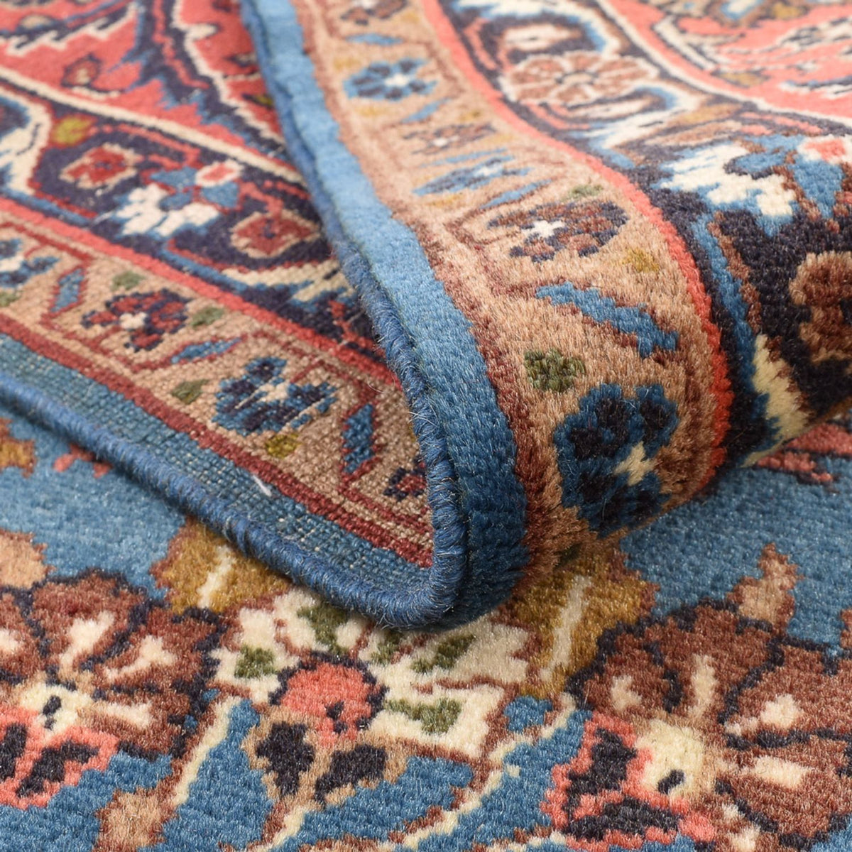 Perserteppich - Nomadic quadratisch - 200 x 207 cm - blau