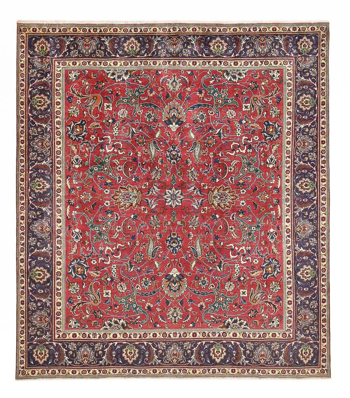 Perserteppich - Täbriz sonderform - 348 x 307 cm - rot