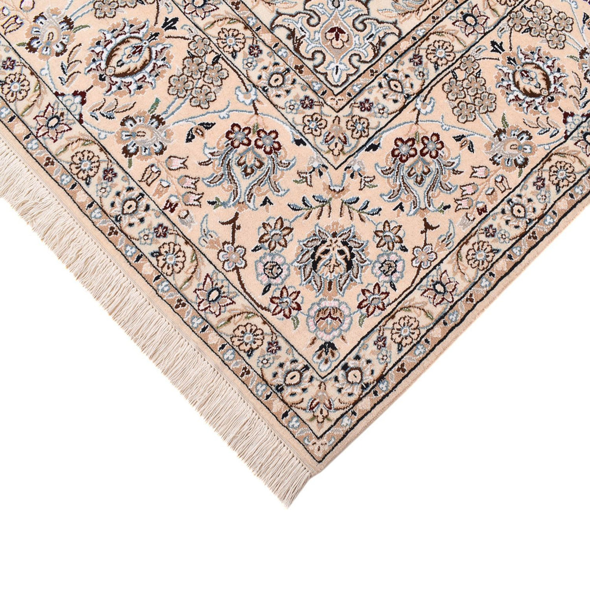 Perserteppich - Nain - Royal - 356 x 251 cm - dunkelblau