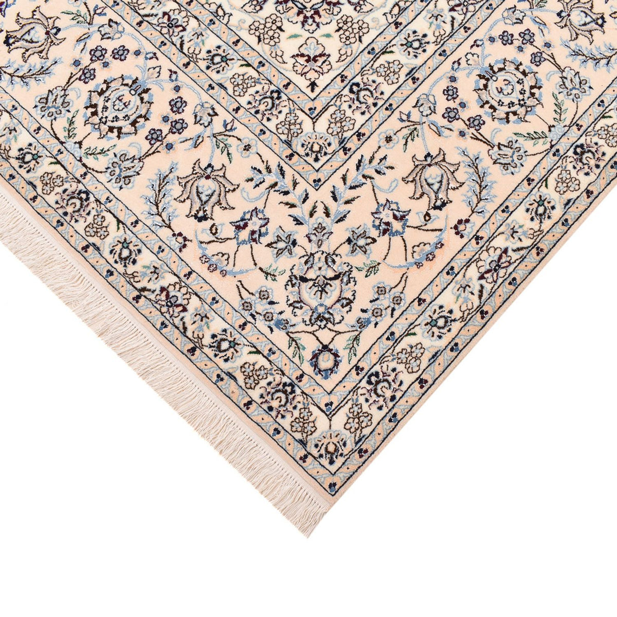 Perserteppich - Nain - Premium quadratisch - 246 x 253 cm - blau