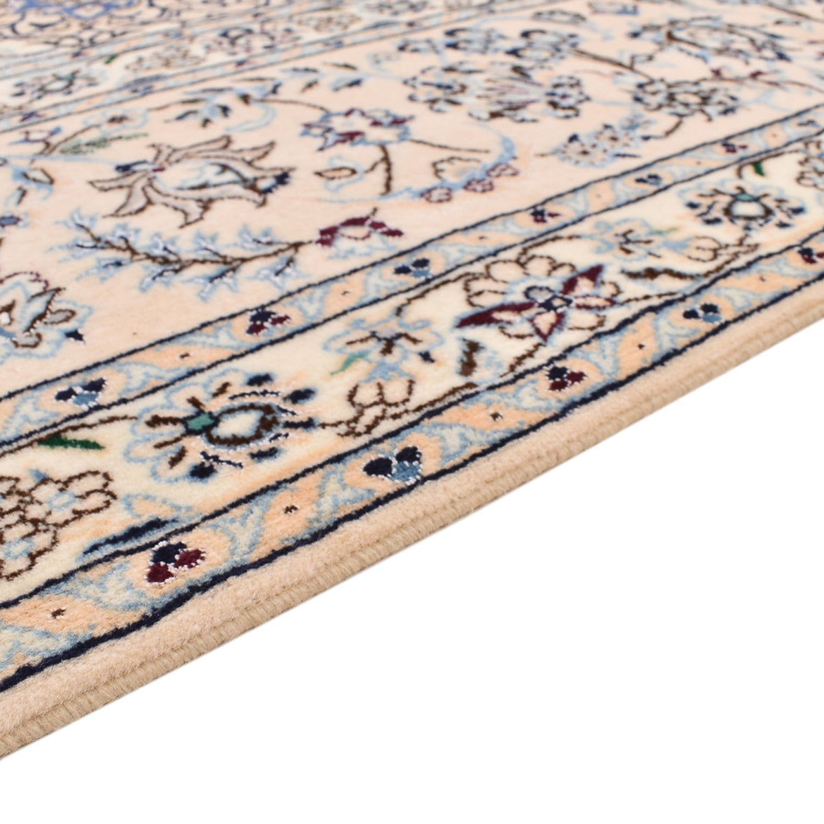 Perserteppich - Nain - Premium quadratisch - 246 x 253 cm - blau