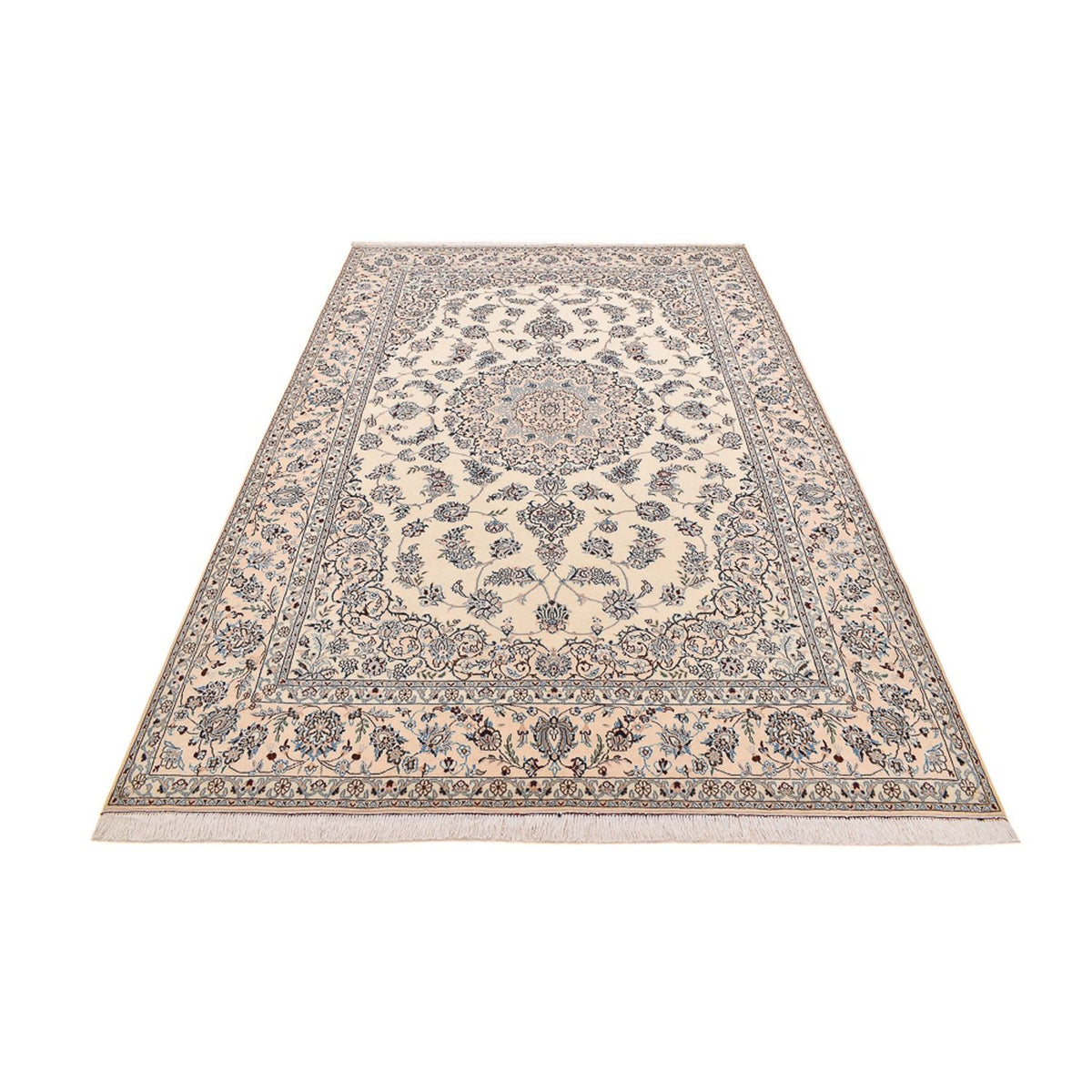 Perserteppich - Nain - Royal - 312 x 210 cm - weiß