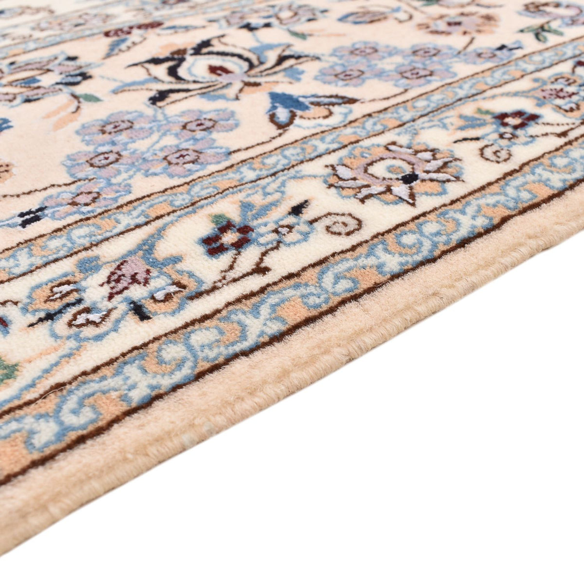 Perserteppich - Nain - Premium quadratisch - 212 x 212 cm - weiß