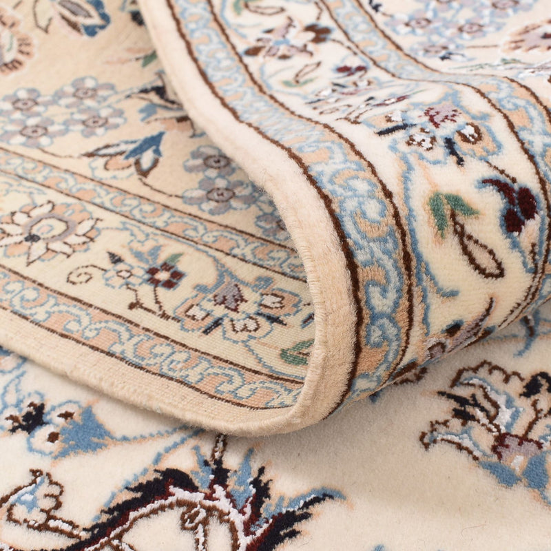 Perserteppich - Nain - Premium quadratisch  - 212 x 212 cm - weiß