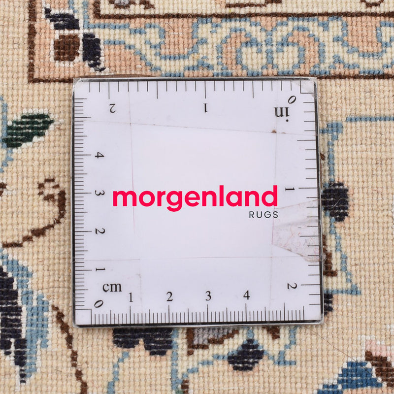 Perserteppich - Nain - Premium quadratisch  - 212 x 212 cm - weiß