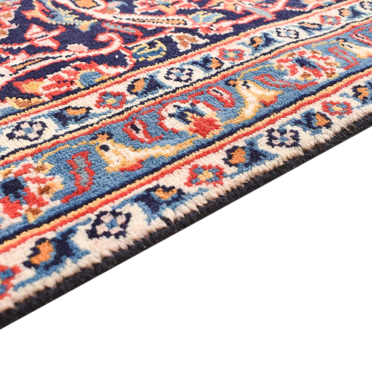 Perserteppich - Keshan - 405 x 300 cm - dunkelblau