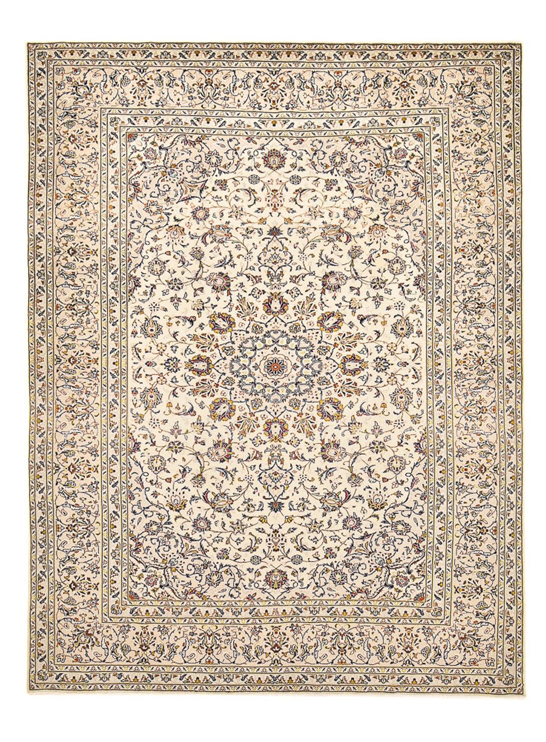 Perserteppich - Keshan - 342 x 245 cm - hellbeige