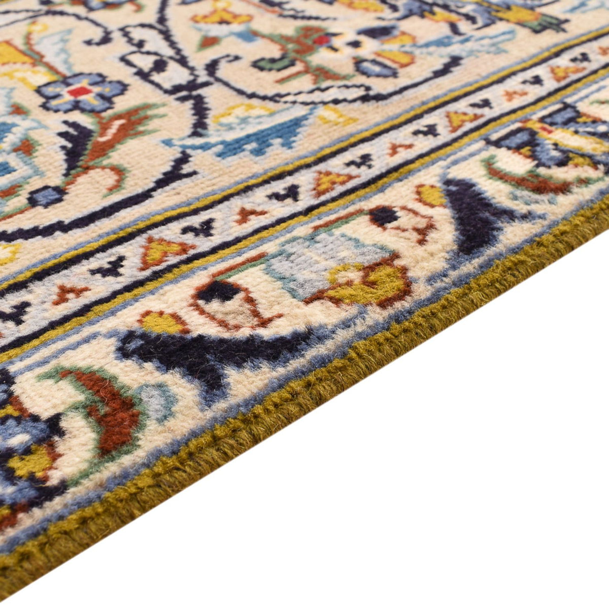 Perserteppich - Keshan - 350 x 249 cm - dunkelbeige