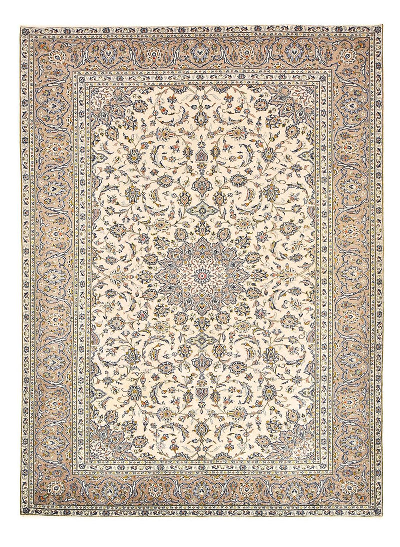 Perserteppich - Keshan - 345 x 250 cm - hellbeige