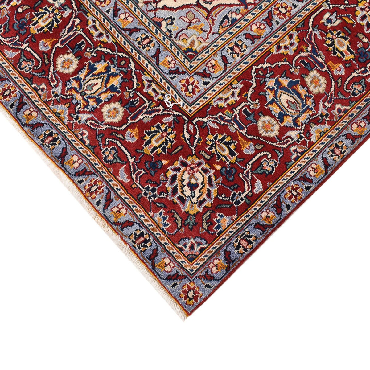 Perserteppich - Keshan - 330 x 217 cm - dunkelblau