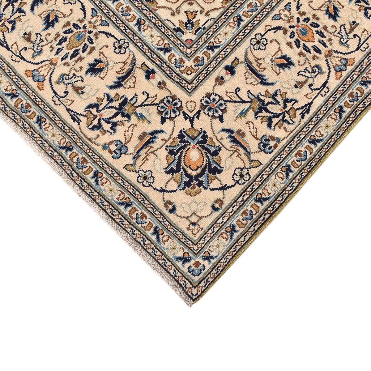 Perserteppich - Keshan - 310 x 196 cm - hellbeige