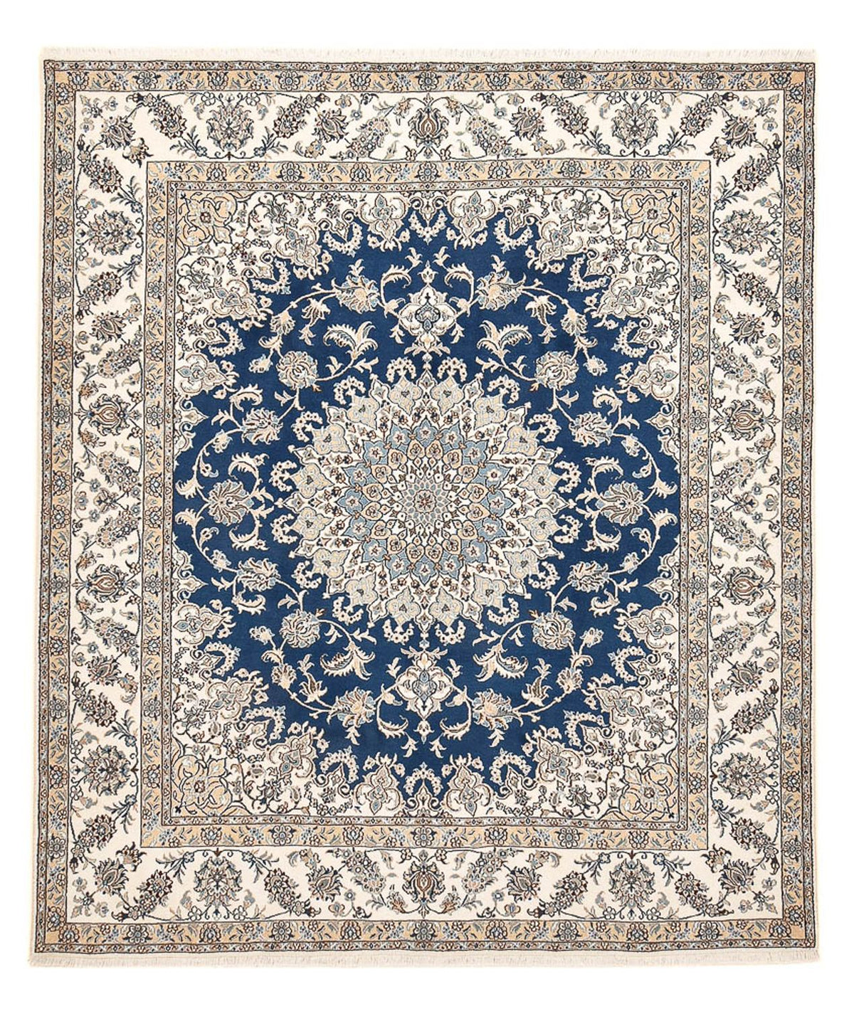 Perserteppich - Nain - 293 x 244 cm - blau