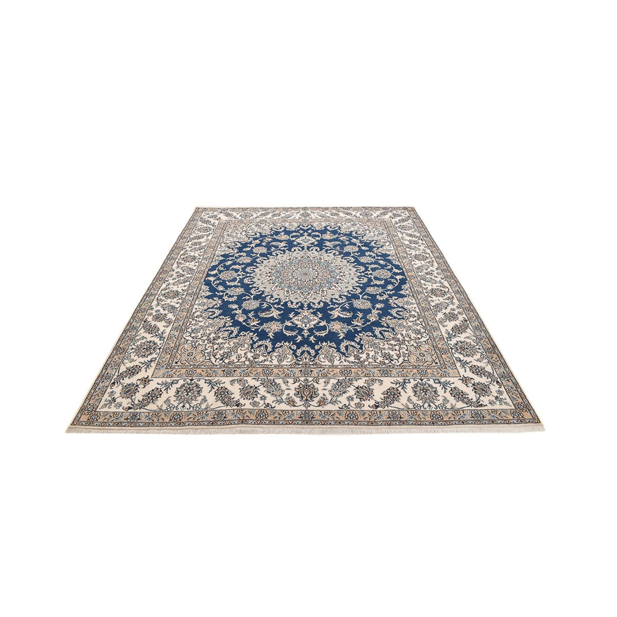 Perserteppich - Nain - 293 x 244 cm - blau