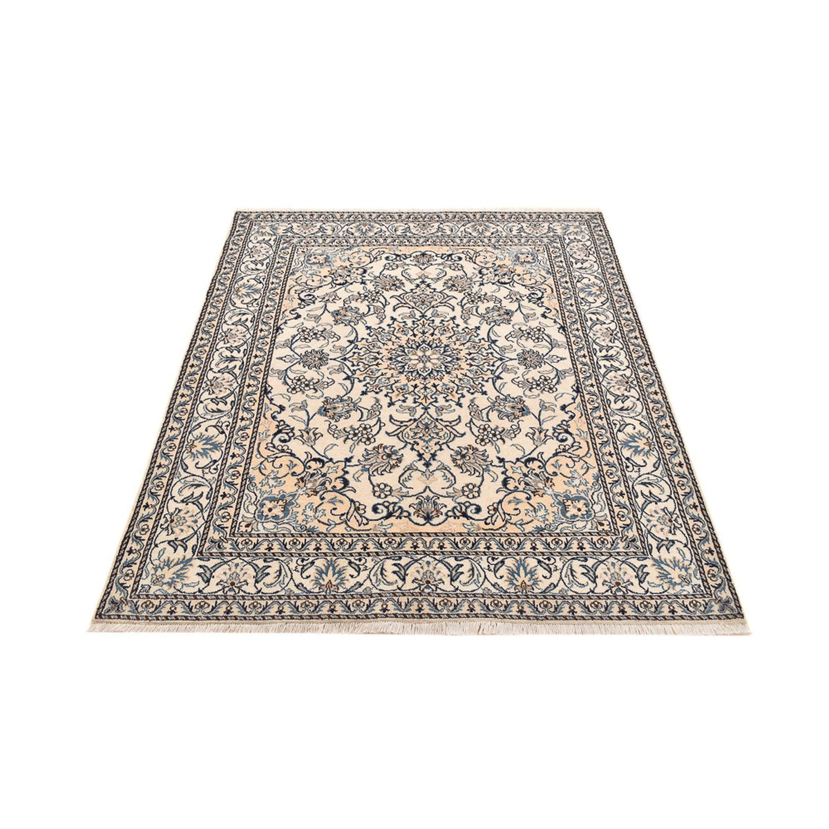 Perserteppich - Nain - 198 x 152 cm - hellbeige
