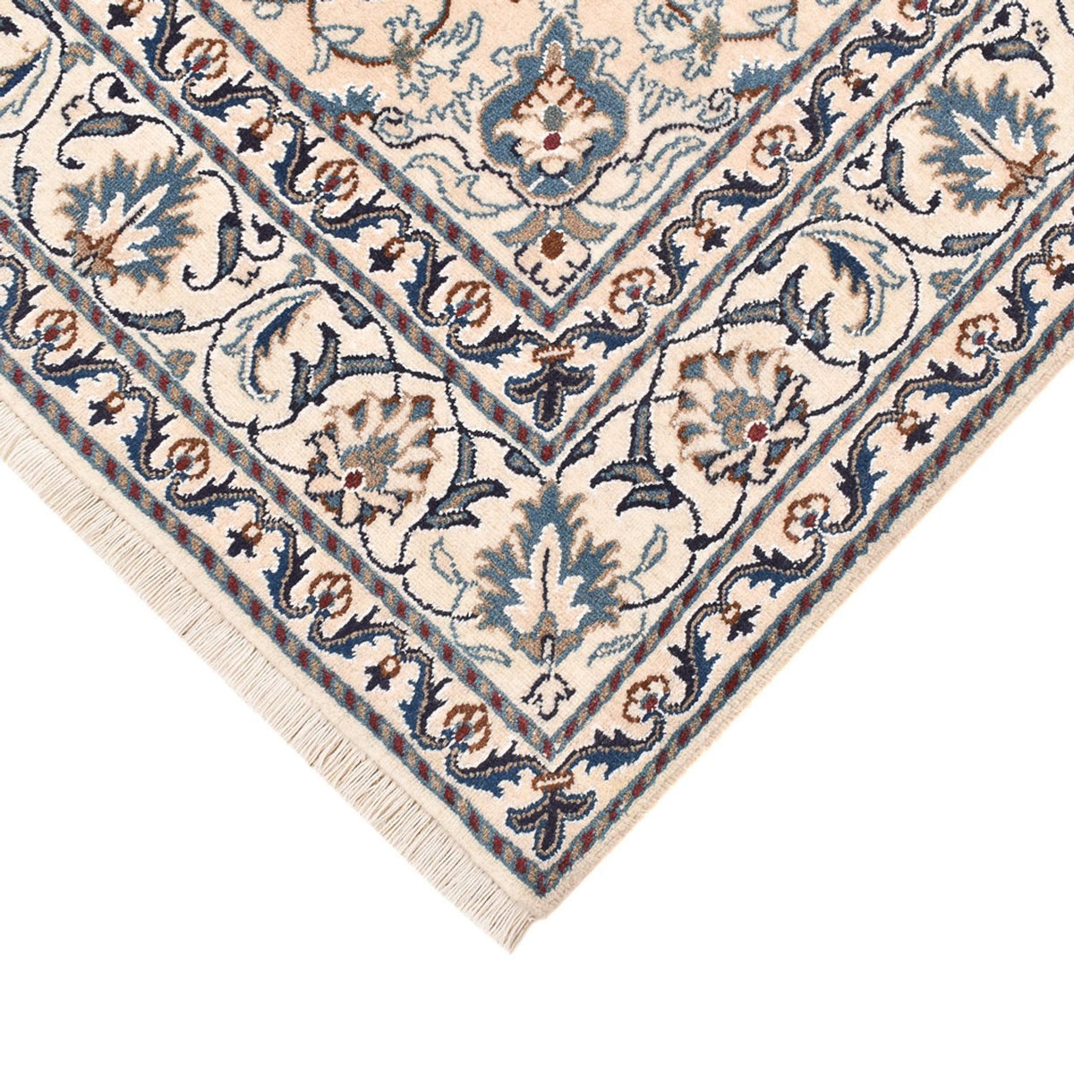 Perserteppich - Nain - 197 x 147 cm - hellbeige