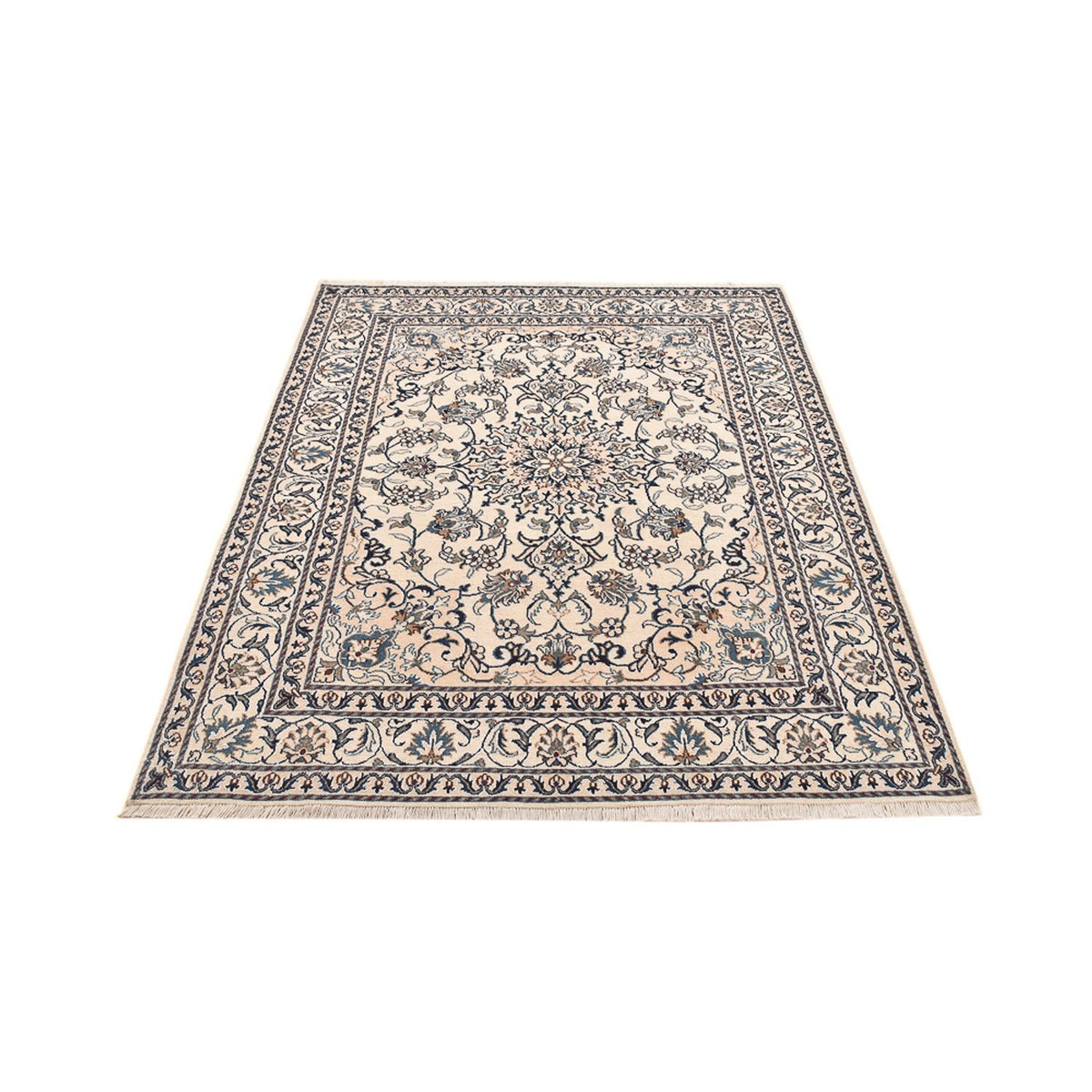Perserteppich - Nain - 197 x 147 cm - hellbeige
