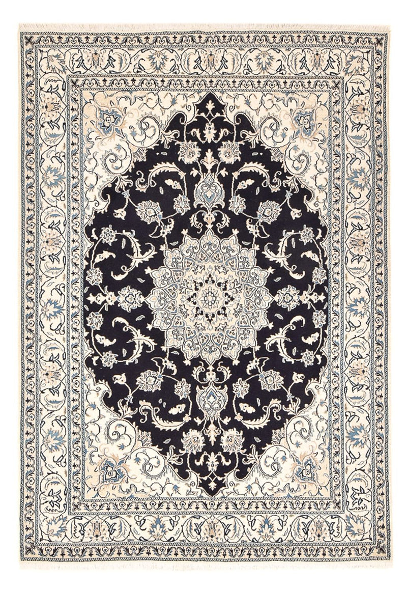 Perserteppich - Nain - 245 x 166 cm - dunkelblau
