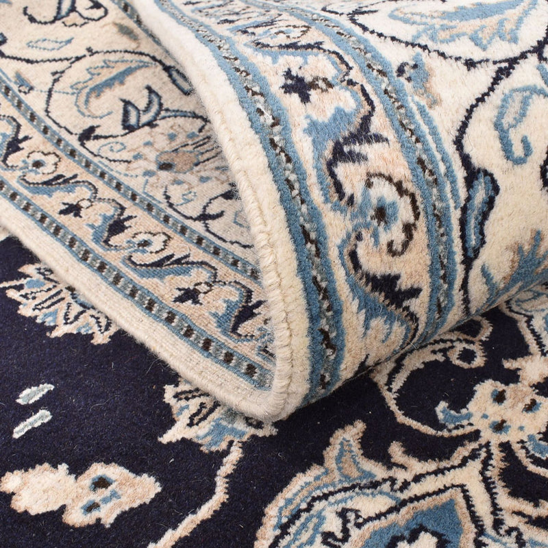 Perserteppich - Nain - 245 x 166 cm - dunkelblau