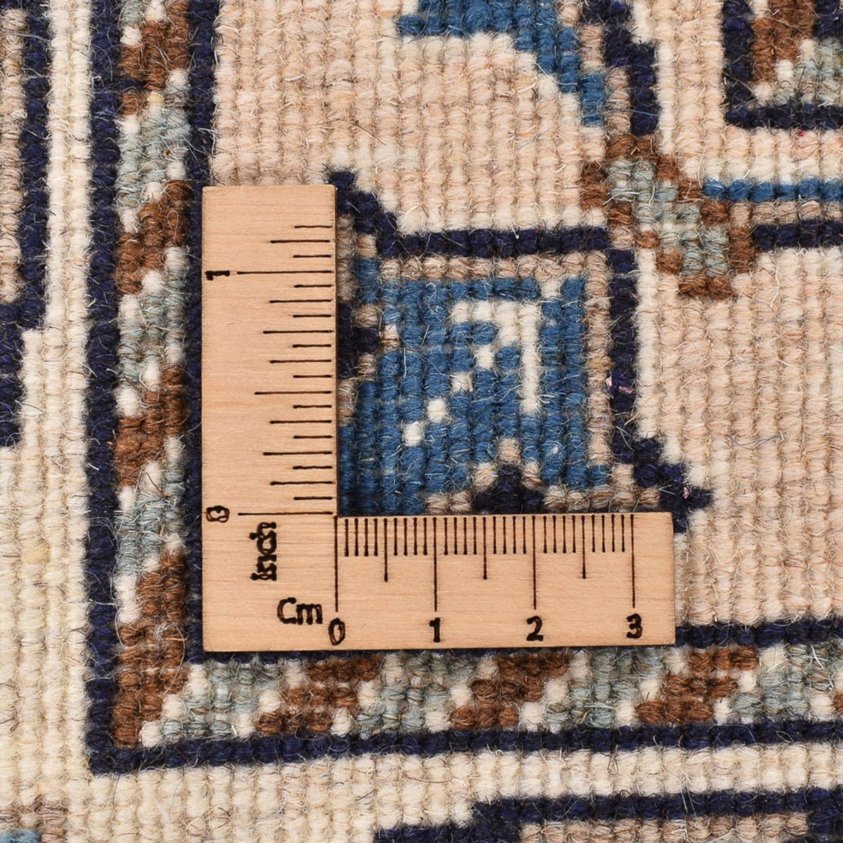 Perserteppich - Nain - 237 x 165 cm - dunkelblau