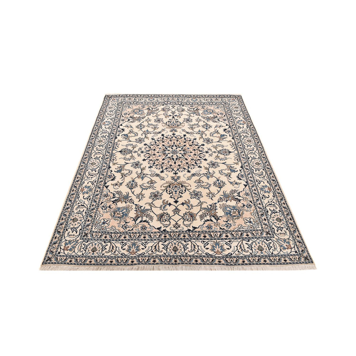 Perserteppich - Nain - 236 x 164 cm - hellbeige