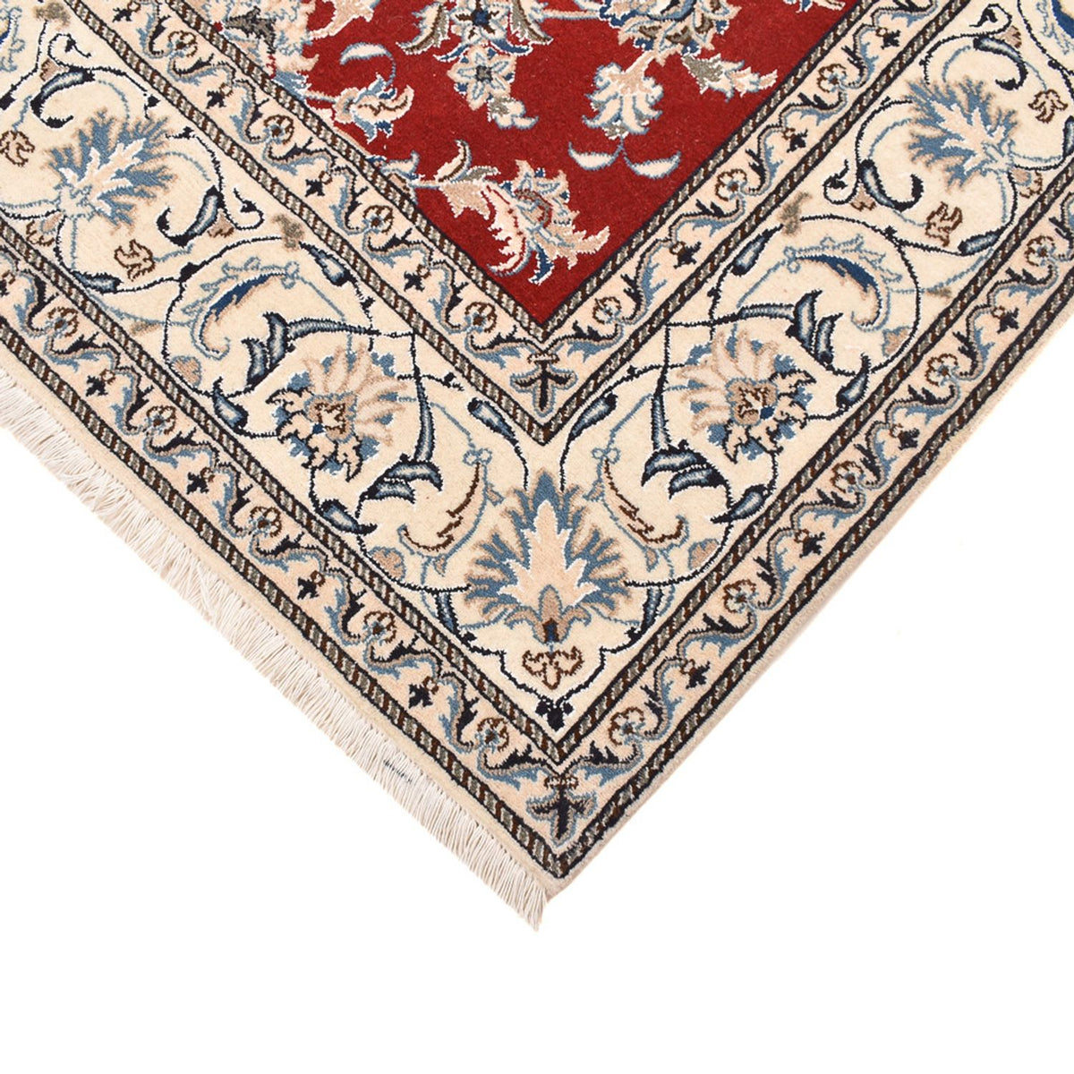 Perserteppich - Nain quadratisch - 203 x 193 cm - rot