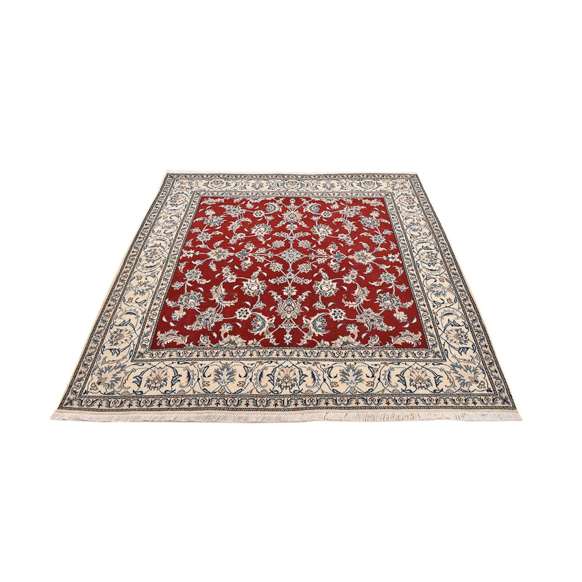 Perserteppich - Nain quadratisch - 203 x 193 cm - rot