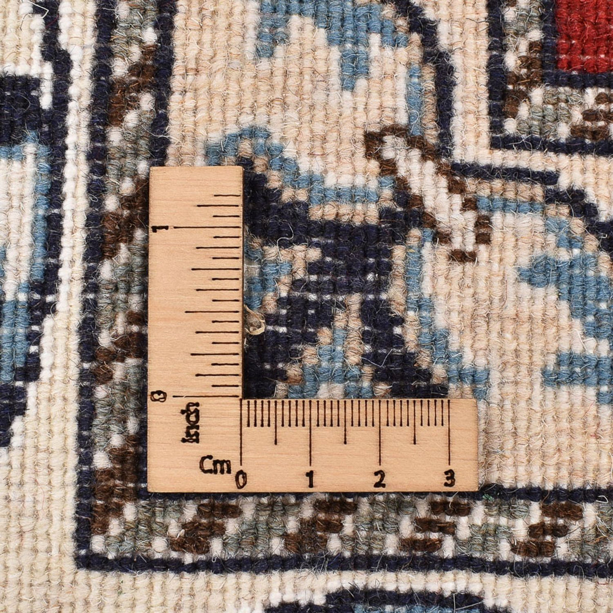 Perserteppich - Nain quadratisch - 203 x 193 cm - rot