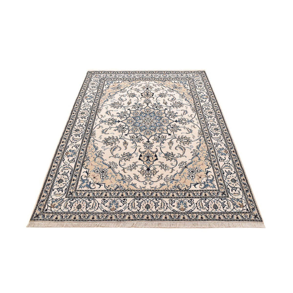 Perserteppich - Nain - 239 x 171 cm - hellbeige
