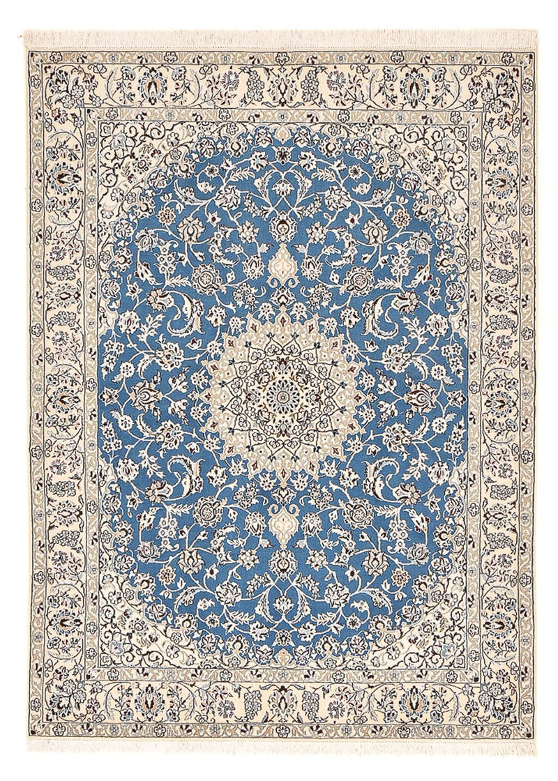 Perserteppich - Nain - Royal - 201 x 149 cm - hellblau