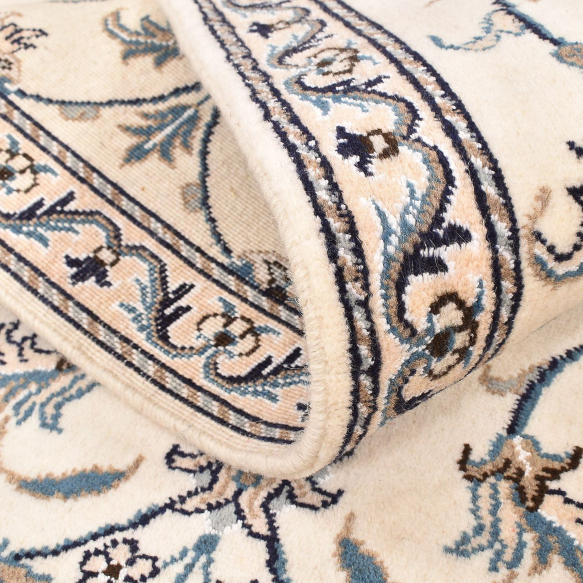 Perserteppich - Nain - 137 x 87 cm - hellbeige