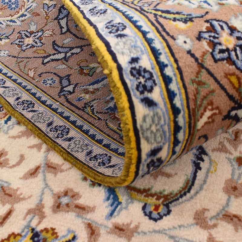 Perserteppich - Keshan - 223 x 138 cm - hellbeige