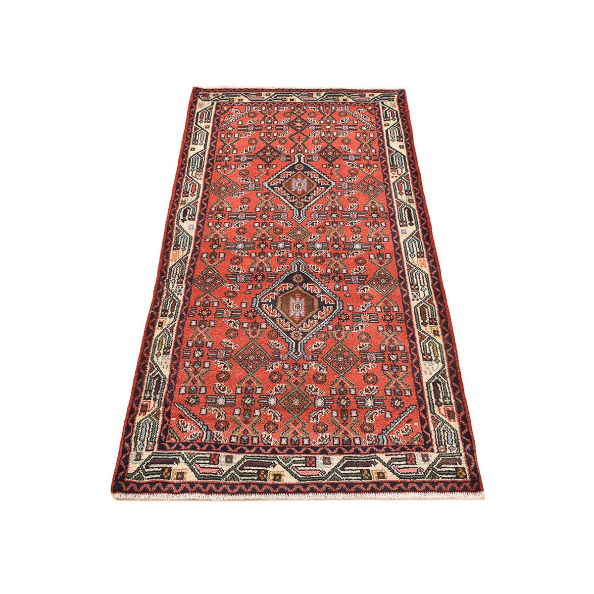 Perserteppich - Nomadic - 172 x 81 cm - hellrot