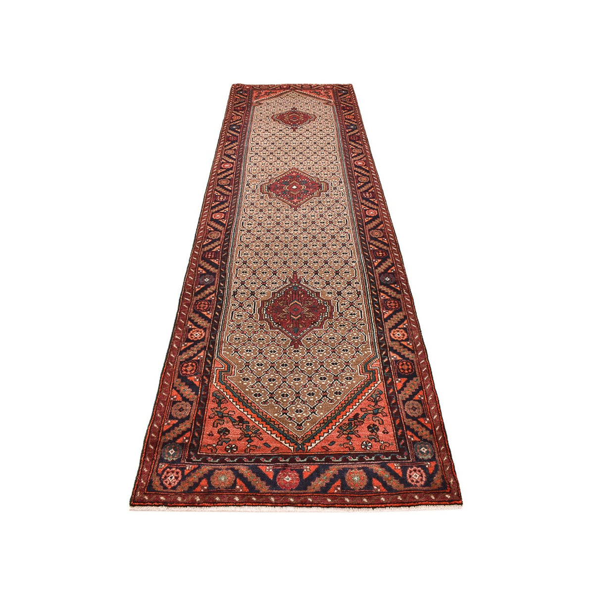 Läufer Perser - Nomadic - 396 x 105 cm - sand