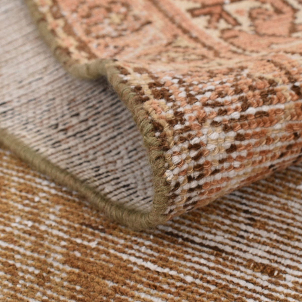 Läufer Vintage - 350 x 136 cm - dunkelbeige