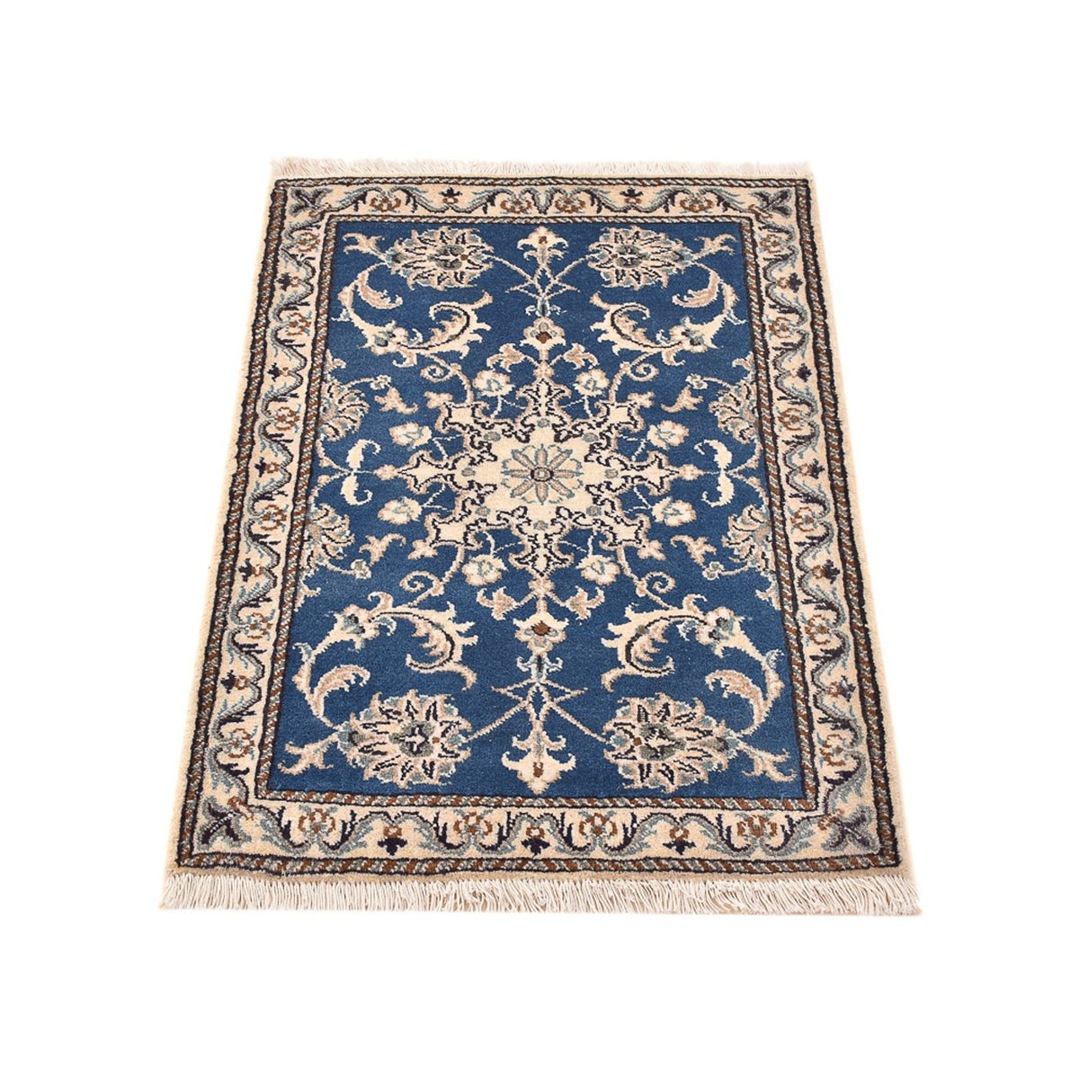 Perserteppich - Nain - 88 x 60 cm - blau
