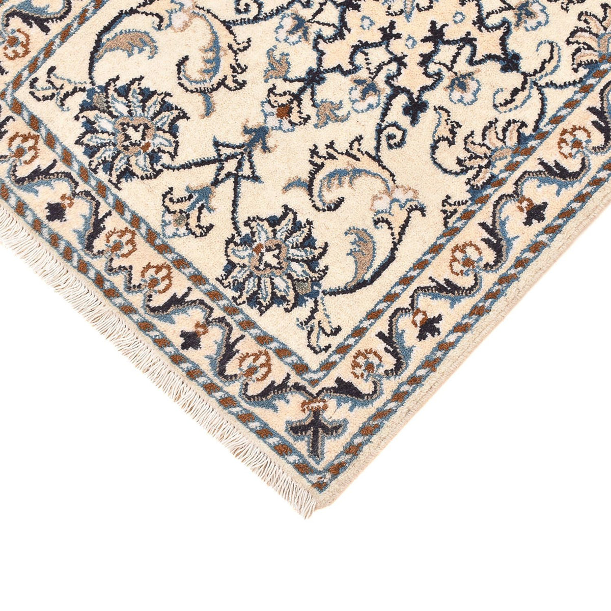 Perserteppich - Nain - 88 x 58 cm - creme