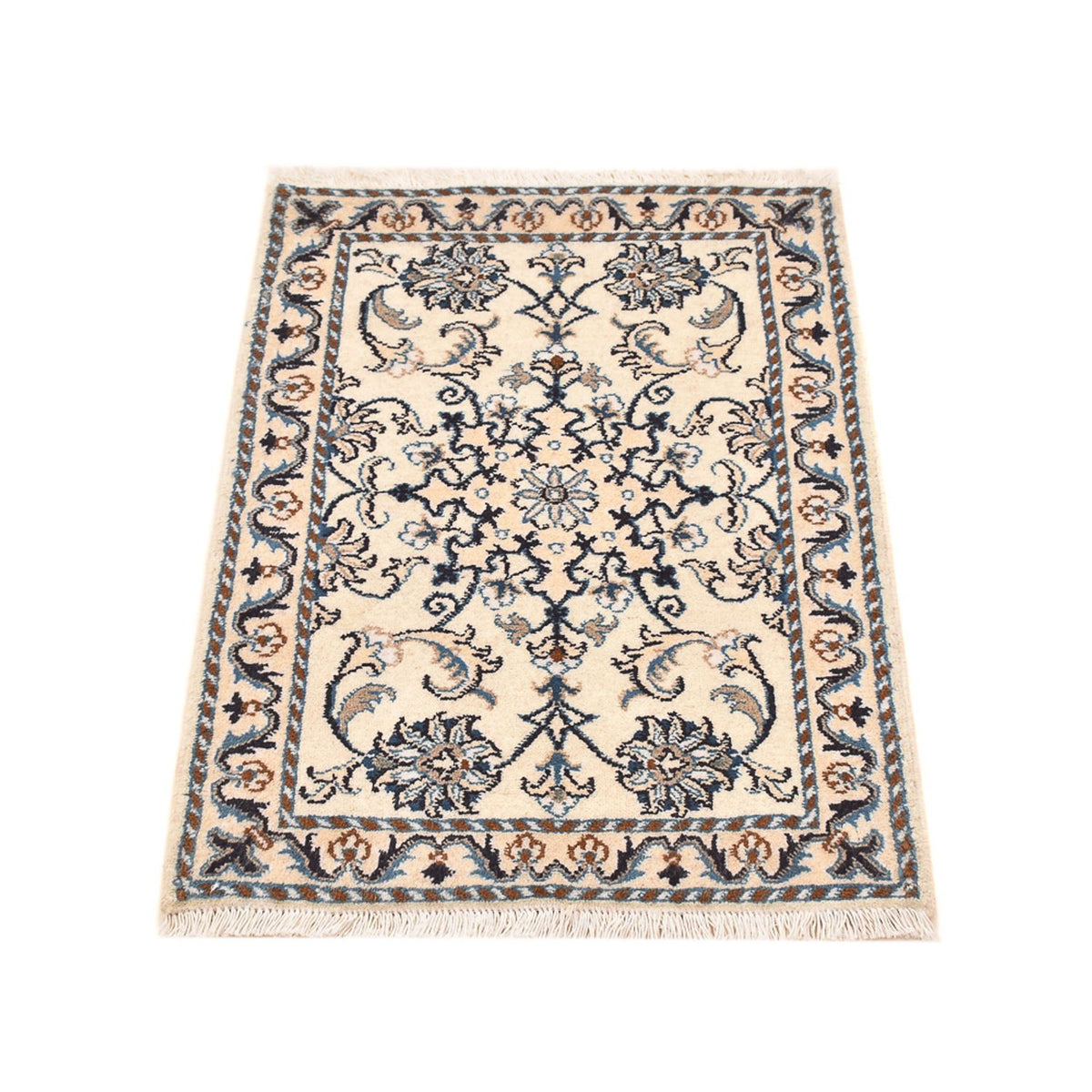 Perserteppich - Nain - 88 x 58 cm - creme