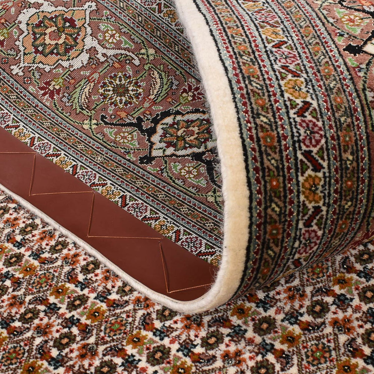 Perserteppich - Täbriz - Royal - 284 x 184 cm - dunkelbeige
