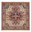 Perserteppich - Nomadic quadratisch - 200 x 194 cm - hellrot