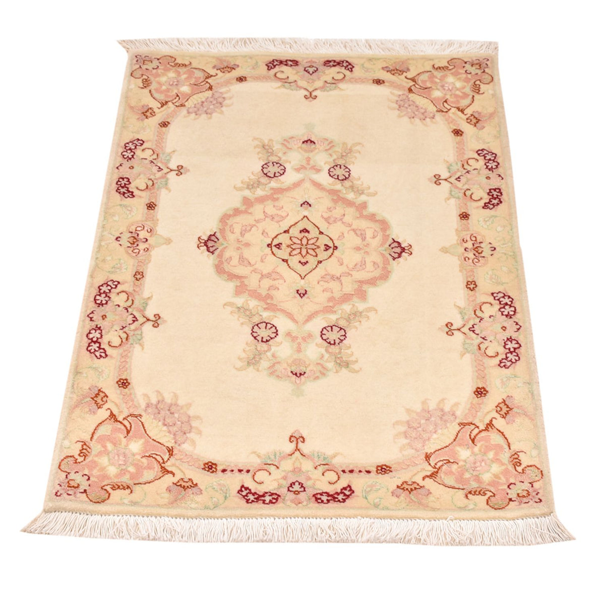 Perserteppich - Täbriz - Royal - 90 x 60 cm - hellbeige