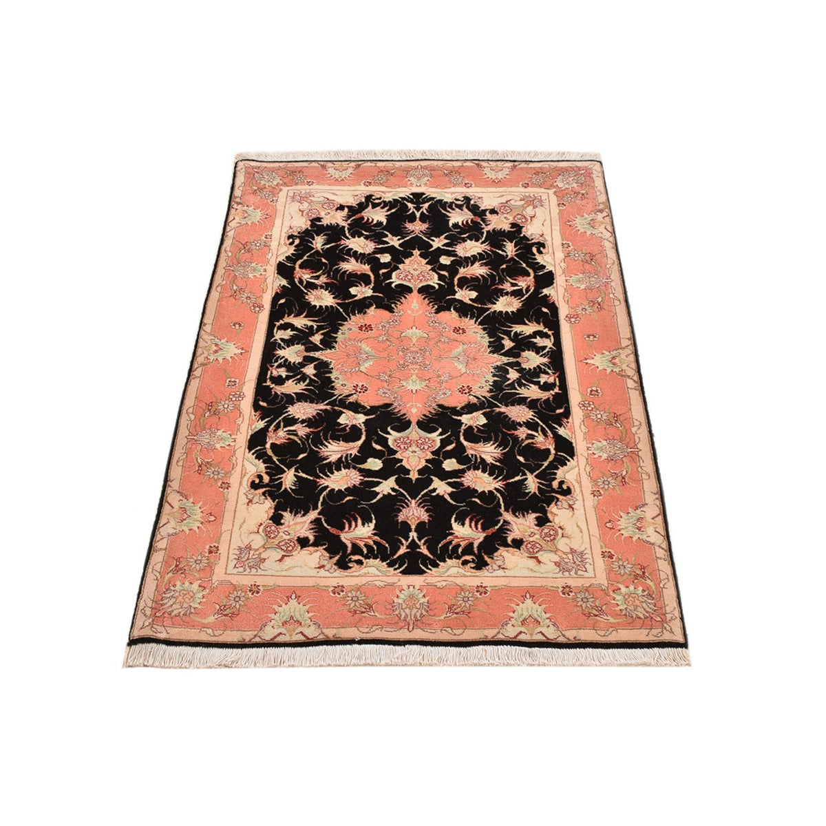 Perserteppich - Täbriz - Royal - 116 x 75 cm - dunkelblau