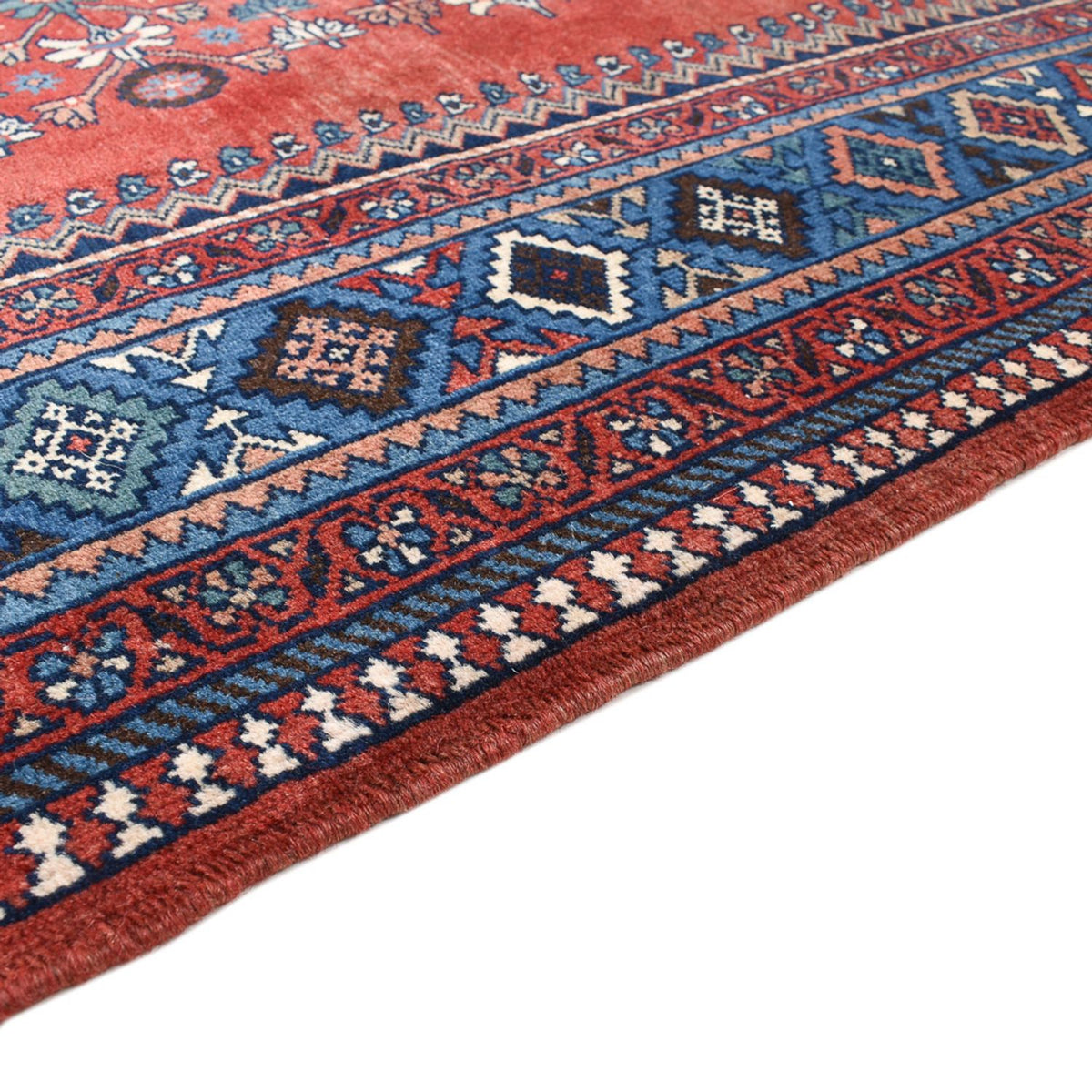 Perserteppich - Nomadic - 260 x 207 cm - rot
