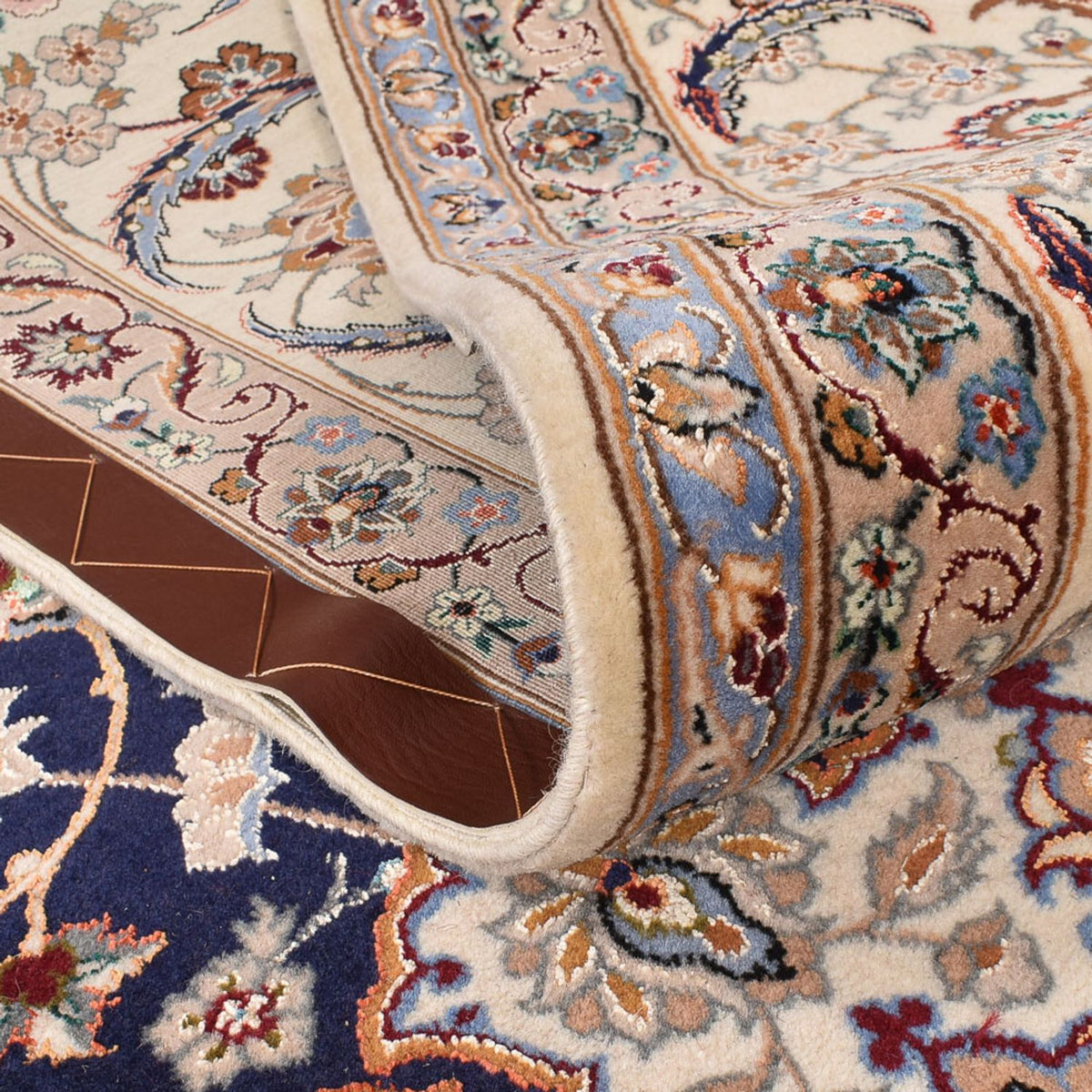 Perserteppich - Isfahan - Premium - 306 x 202 cm - dunkelblau