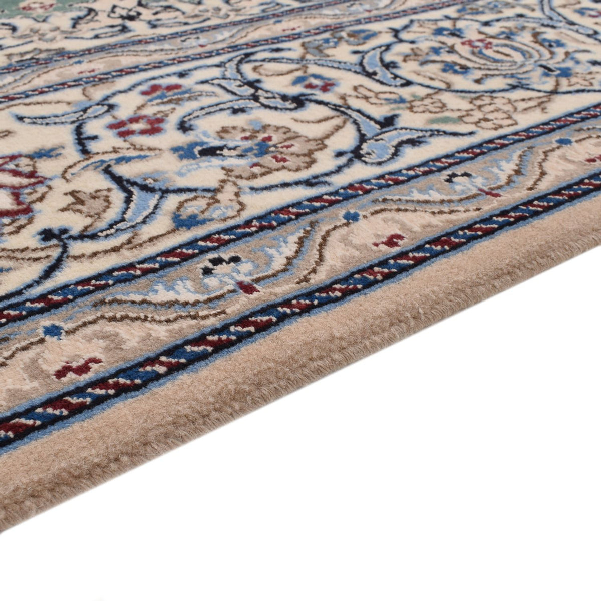 Perserteppich - Nain - Royal - 290 x 204 cm - grün