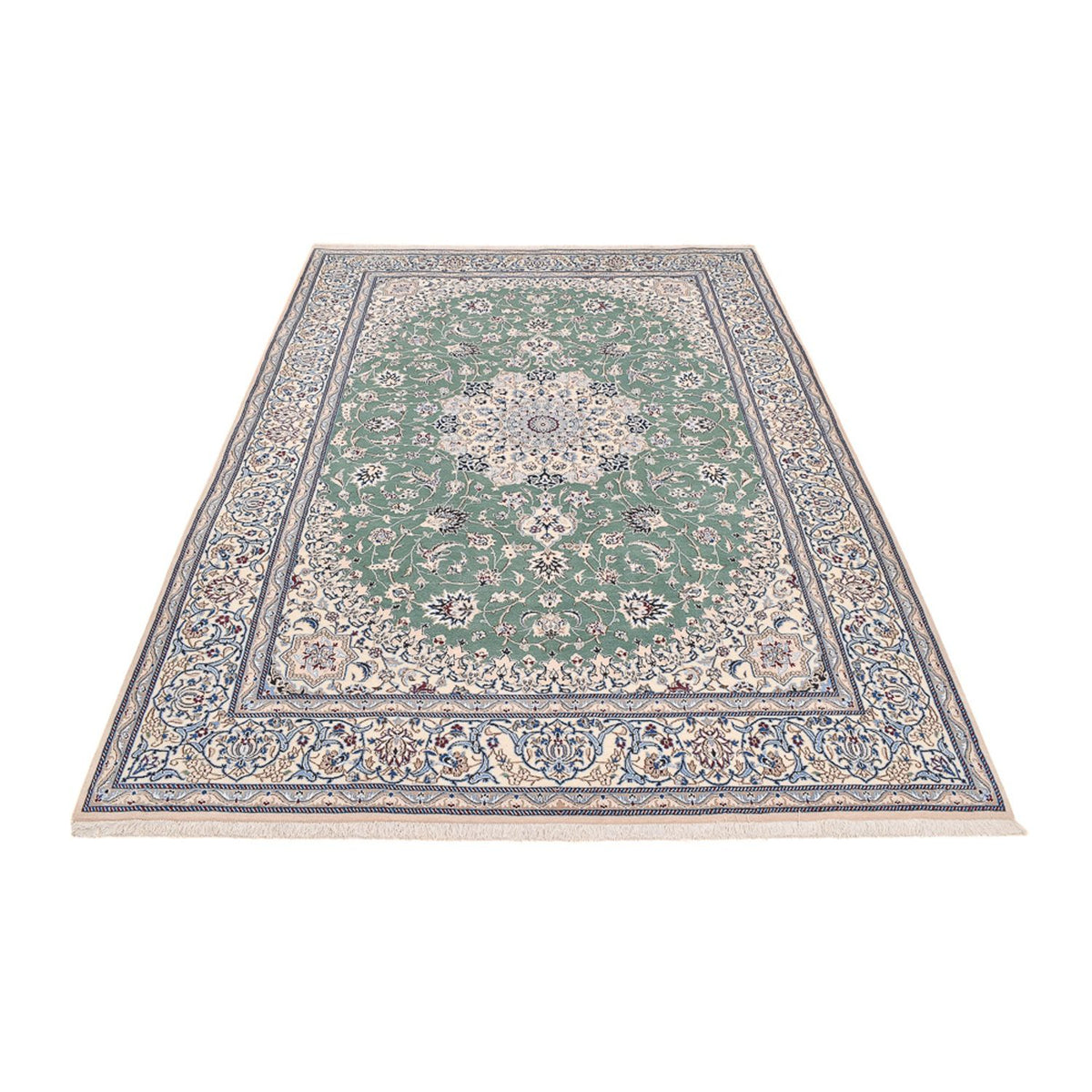 Perserteppich - Nain - Royal - 290 x 204 cm - grün